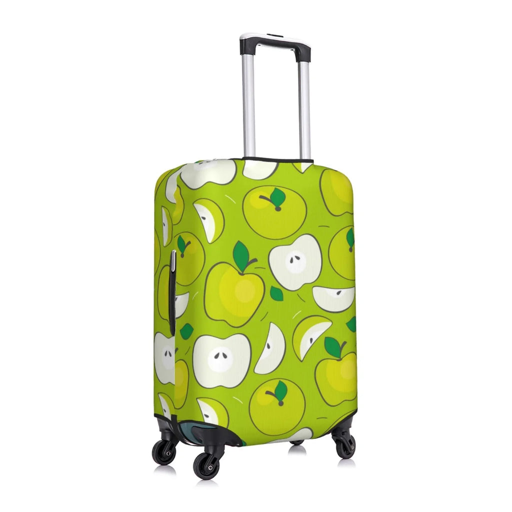 Junzan Green Apple Print Washable Luggage Coating - Fashion Suitcase Protector Fits 18-32 Inch Luggage