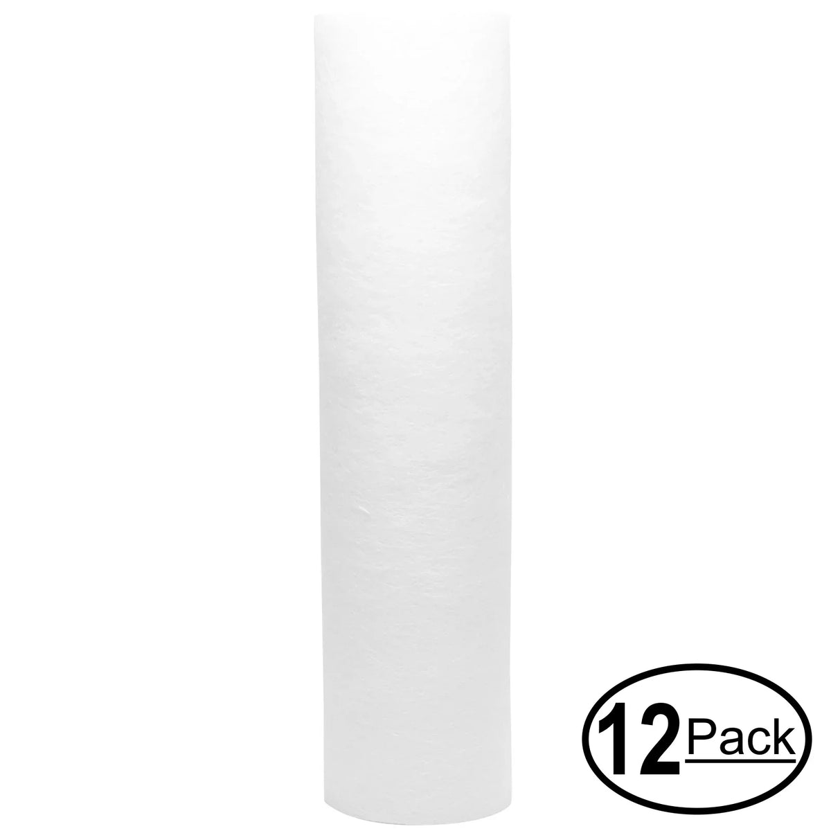 12-Pack Replacement Aqua Pure AP102T Polypropylene Sediment Filter - Universal 10-inch 5-Micron Cartridge Aqua Pure AP102T Residential Whole House Water Filter - Denali Pure Brand