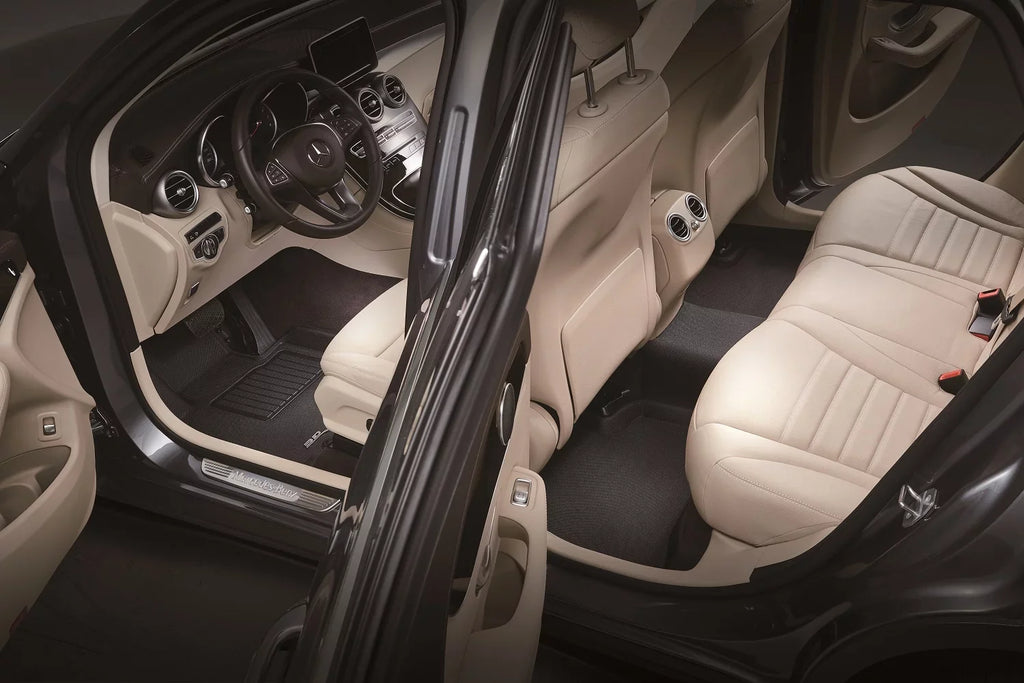 3D MAXpider KAGU Floor Mat (BLACK) Fitting with DODGE GRAND CARAVAN 2008-2020 - Full Set