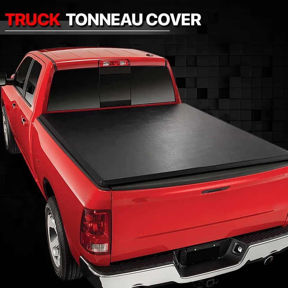 Short Bed Tonneau Shield 6Ft Soft Top Tri-Fold Flareside 93-04 Ford Ranger