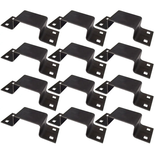 (12) Bolt-On Pocket Brackets Utility Trailer Stake Body 12 Gauge Steel