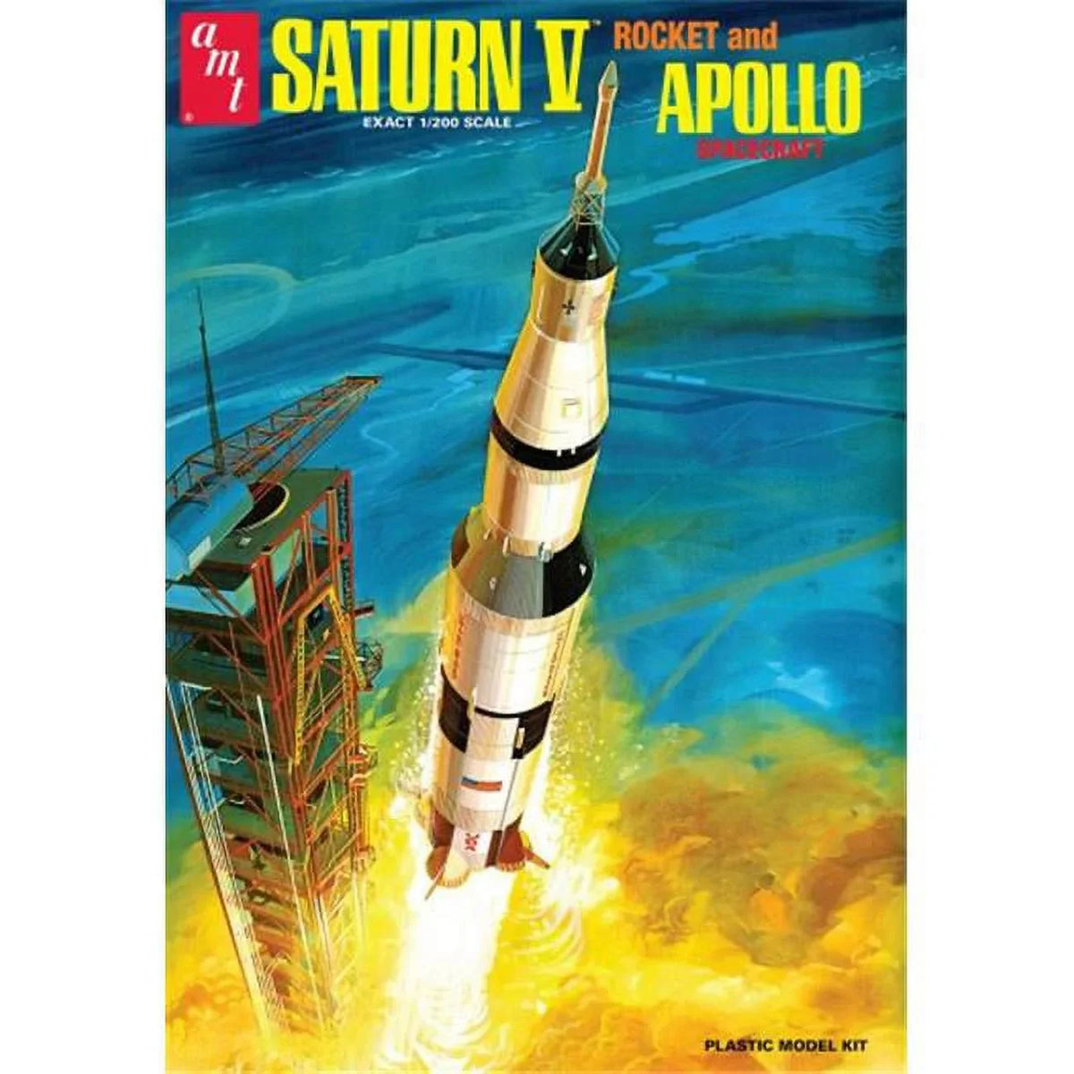 AMT Plastic Model Kits 1 by 200 Saturn V Rocket & Apollo Spacecraft