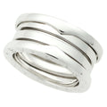 Pre-Owned Bulgari BVLGARI B-ZERO1 B Zero One Ring 3 Band K18WG #49 No. 8.5 White Gold (Good)